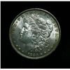 Image 1 : 1880-p Morgan Dollar $1 Grades Choice Uncirculated ms64  Rainbow Toned