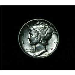 1935-s  Liberty Head 'Mercury' Dime 10c Grades Almost Uncirculated au58