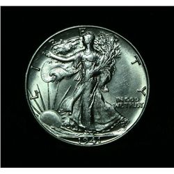 1941-d Walking Liberty Half Dollar 50c Grades choice Uncirculated ms64