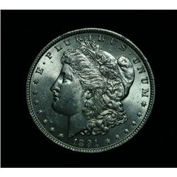 1891-p Morgan Dollar $1 Grades Choice Uncirculated ms63++ PQ