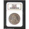 Image 1 : 1859-S S$1 AU58 NGC.