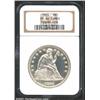 Image 1 : 1865 S$1 PR64 Cameo NGC.