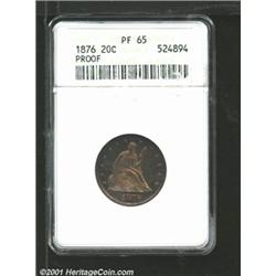 1876 20C PR65 ANACS.