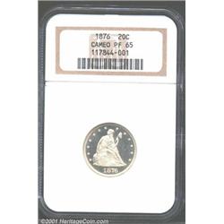 1876 20C PR65 Cameo NGC.