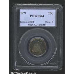 1877 20C PR64 PCGS.