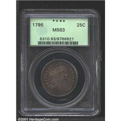 1796 25C MS63 PCGS.