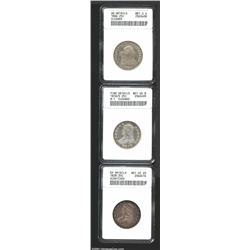 1806 25C--Cleaned--ANACS, VG Details, Net Good 4, light white surfaces; 1818/5--Cleaned--ANACS, Fine