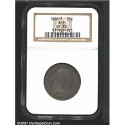 1806/5 25C VF35 NGC.