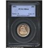 Image 1 : 1852 25C MS64 PCGS.