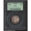 Image 1 : 1857 25C MS63 PCGS.