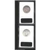 Image 2 : 1873 25C Arrows XF45 ANACS, reasonable detail, light gray color; and an 1890 AU58 ANACS, light obver