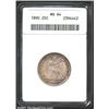 Image 1 : 1890 25C MS64 ANACS.