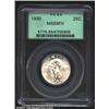 Image 1 : 1930 25C MS66 Full Head PCGS.