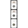 Image 1 : 1941 25C PR65 NGC, golden tinting blankets deeply mirrored surfaces; 1941 PR66 NGC, untoned in the c