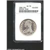 Image 1 : 1836 50C Reeded Edge AU53 ANACS.