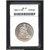 Image 1 : 1860-O 50C MS61 ANACS.