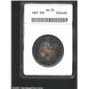 Image 1 : 1867 50C AU55 ANACS.