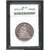 Image 1 : 1877-S 50C MS61 ANACS.