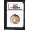 Image 1 : 1911-D 50C MS66 NGC.