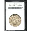 Image 1 : 1914-S 50C MS64 ANACS.