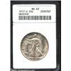Image 1 : 1917-S 50C Obverse MS63 ANACS.