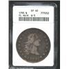 Image 1 : 1795 S$1 Flowing Hair, Three Leaves XF40 ANACS.