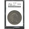Image 1 : 1795 S$1 Flowing Hair, Two Leaves AU50 ANACS.