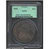 Image 1 : 1800 S$1 Dotted Date AU50 PCGS.