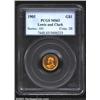 Image 1 : 1905 G$1 Lewis and Clark MS63 PCGS.