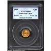 Image 1 : 1905 G$1 Lewis and Clark MS64 PCGS.