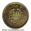 Image 2 : 1869 10C Standard Silver Ten Cents, Judd-710, Pollock-789, R.