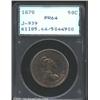 Image 1 : 1870 50C Standard Silver Half Dollar, Judd-939, Pollock-1052, R.