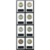 Image 2 : 1935 50C MS64 ANACS, pleasing olive-gold patina; 1936 MS65 ANACS, a highly lustrous Gem; 1939-D--Cle