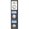 Image 1 : 1941 50C Half Dollar MS66 PCGS, brilliant and frosty; 1880-S Silver Dollar MS66 NGC, lightly patinat