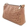 Image 3 : Ladies Brown Ostrich Hide Skin Handbag  (ACT-279)