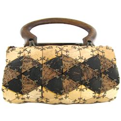 Well Crafted Coconut Shell Handbag (ACT-284)