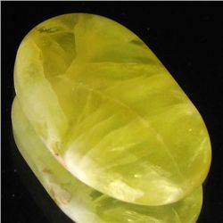 33ct Lemon Prehnite Cabochon (GEM-35694)