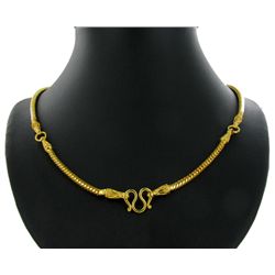 22k Gold Vermeil Heavy Necklace 23  (JEW-2010)