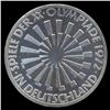 Image 2 : 1972J Germany Silver 10 Mark PR68 DCAM (COI-8548)