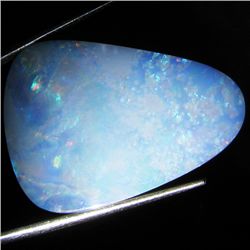 18.4ct Australian Black Opal Doublet Full Fire (GEM-36576)