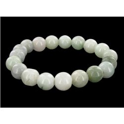 200ct Green Jade Bead Bracelet (JEW-2204)