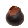 Image 2 : Ebony Burl RARE Hand Carved Vase (DEC-207)