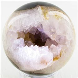 1980ct Crystal Agate Amethyst Sphere (MIN-000089)