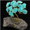 Image 1 : Handcrafted Peridot Brass Wire Tree (DEC-447)