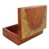 Image 3 : Handcrafted Afzelia Burl Box (DEC-457)