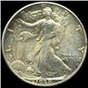 Image 1 : 1938D Walking Lib 50c Hi Grade AU++ Great Toning (COI-5954)