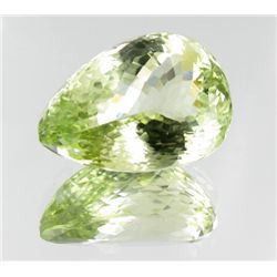 72ct Natural Patroke Green Kunzite Pear (GEM-27613)