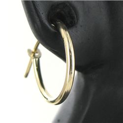 1.57twc 10k Gold Hoop Earrings (JEW-2902)