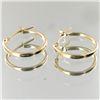 Image 2 : 1.57twc 10k Gold Hoop Earrings (JEW-2902)