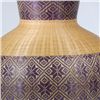 Image 2 : Hand Woven Bamboo Covered Vase (DEC-010)